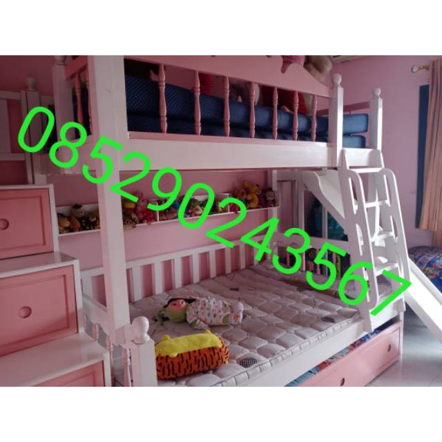 Ranjang susun perosotan anak bu vika bekasi
