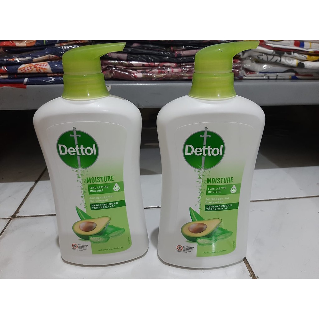 Dettol Sabun Mandi Cair Aloe vera &amp; avocado 625gr pump