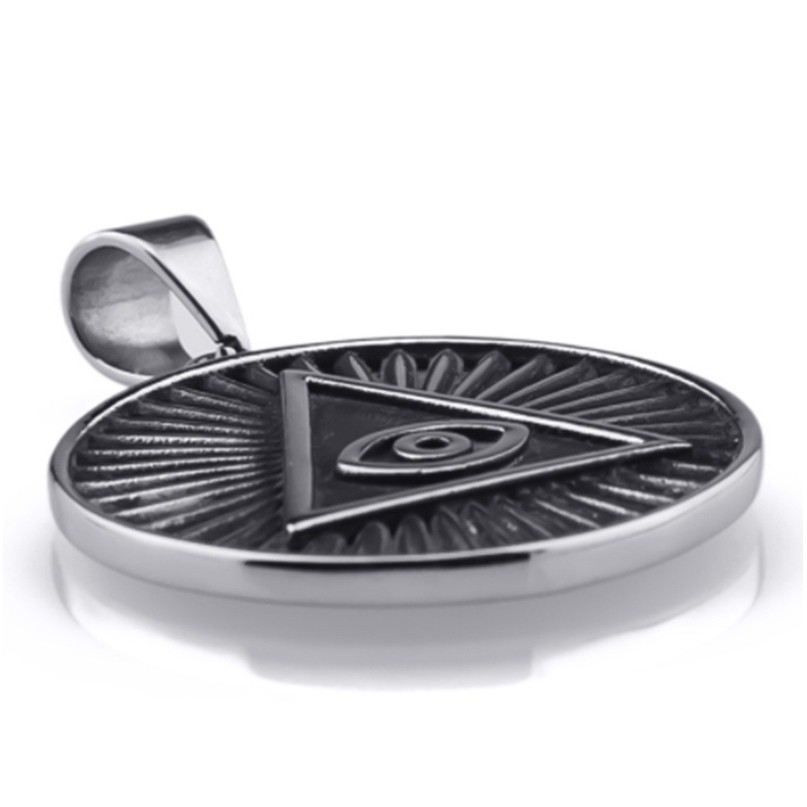 Pendant Illuminati The All-seeing-eye Illunati Pyramid eye Symbol Chain Jewelry