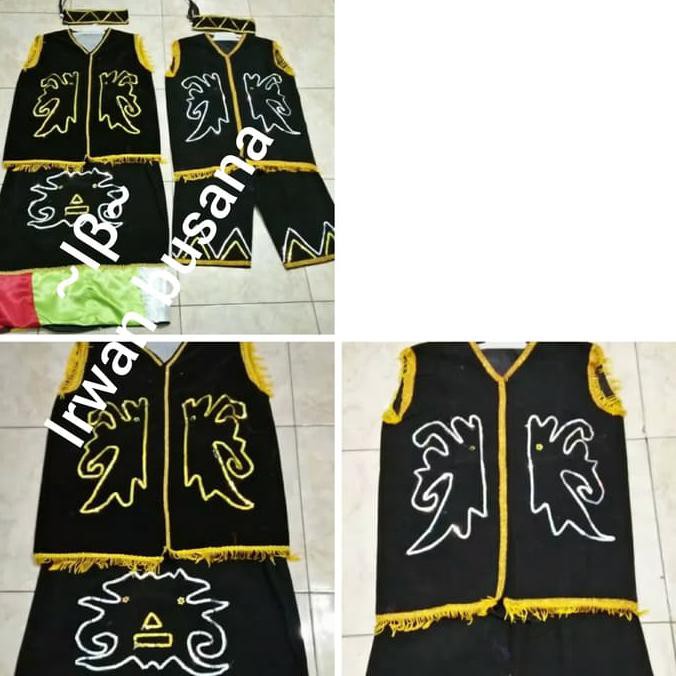 baju adat kalimantan/dayak anak laki-laki Tk