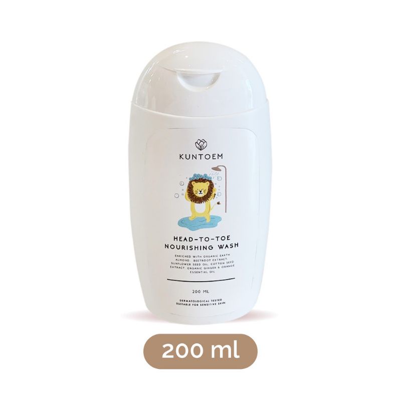 Kuntoem Head To Toe Nourishing Wash 200ml - Sabun Mandi Anak