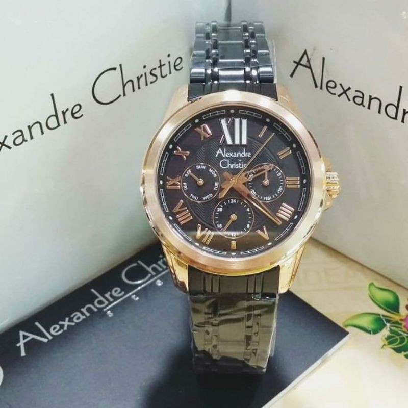 Jam Tangan Wanita Alexandre Christie Original AC2494 New Arrival
