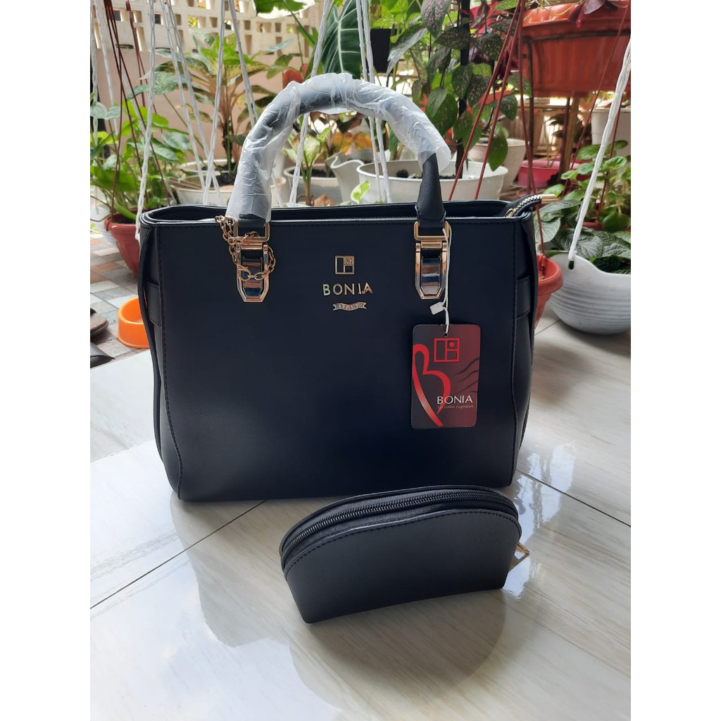Bonia Hand Bag Black