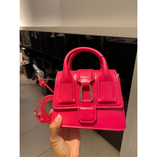SALE Tas Handbag Zara Pink Small Original Store Zara Jastip