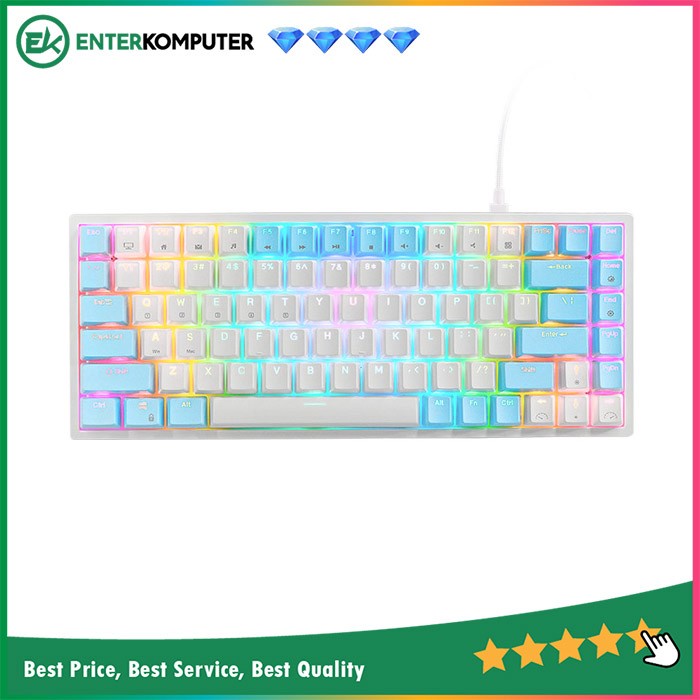 Rexus Dexa M84 Classic Mechanical Keyboard Gaming (Blue/Brown/Red SW)