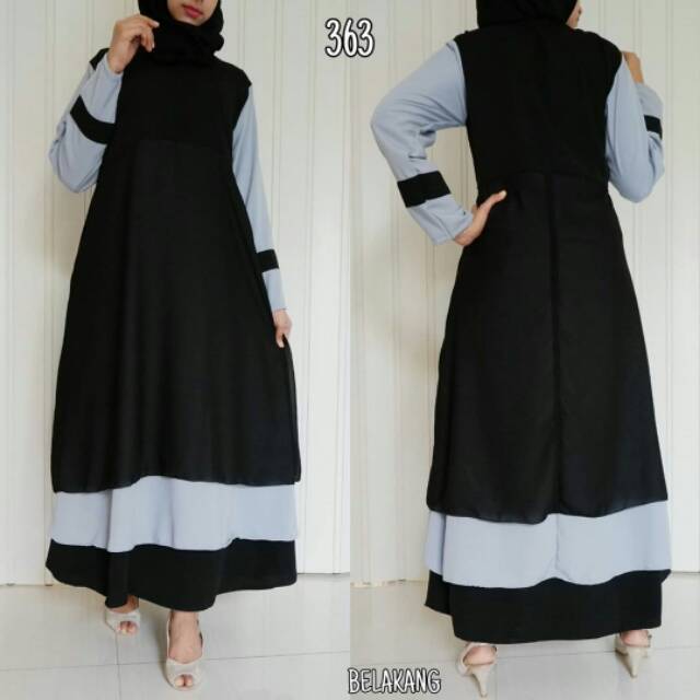 Abaya saudi/gamis saudi/gamis arab 363