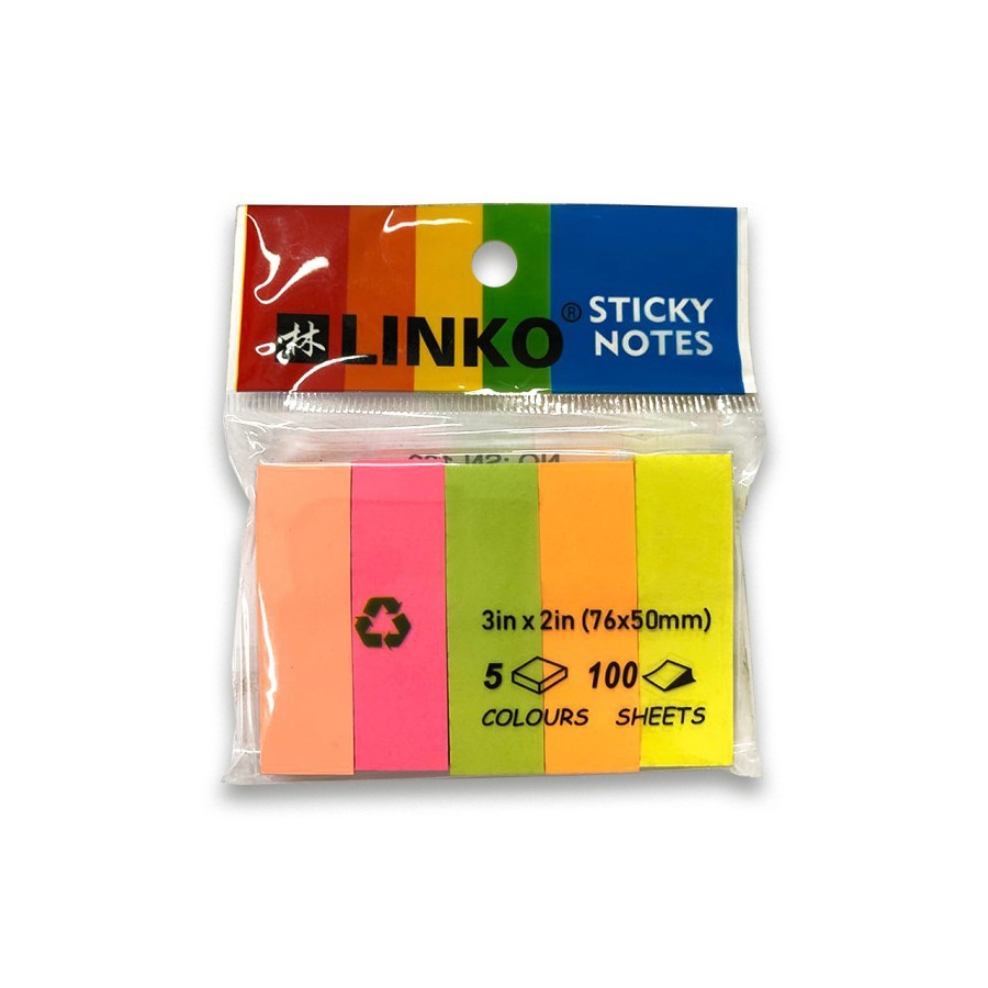 

FILM MARKER / STICKY NOTES 76x50mm 5 WARNA / MEMO TEMPEL / PAGE MARKER