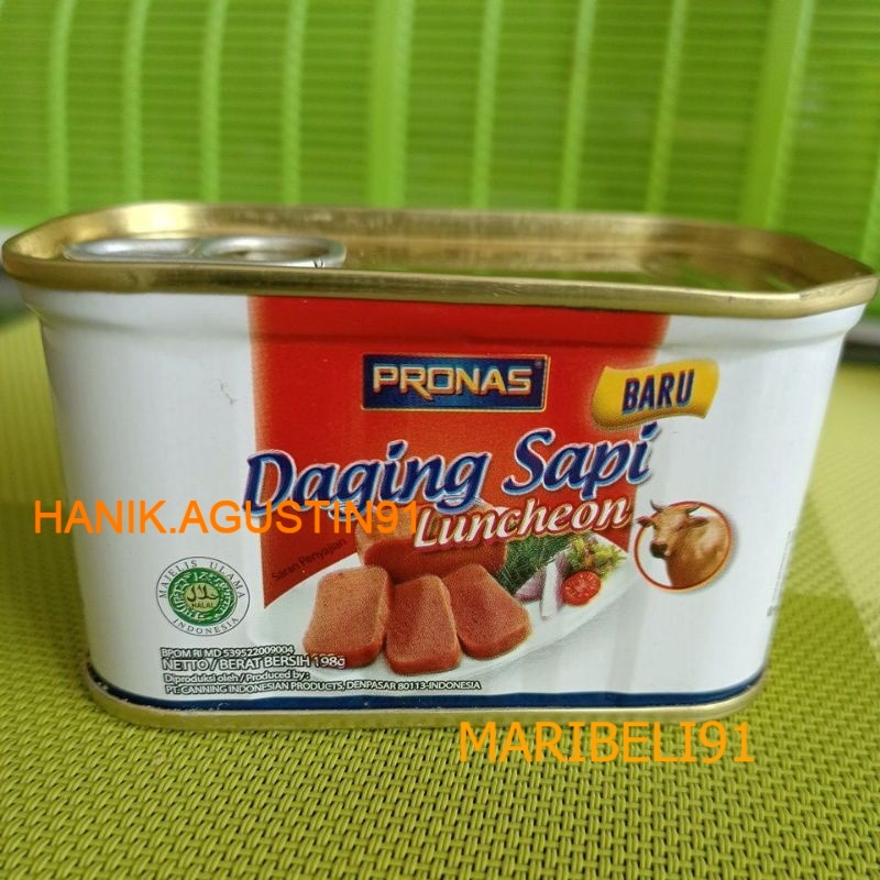 

Pronas Luncheon Sapi 198 g MB91