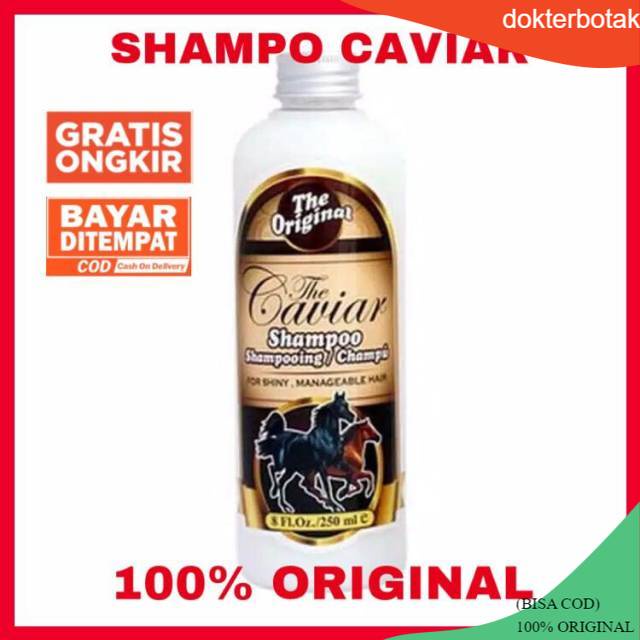 Shampo Caviar Original DIJAMIN ASLI KODE BISA DI TRACK pemanjang rambut sampo kuda
