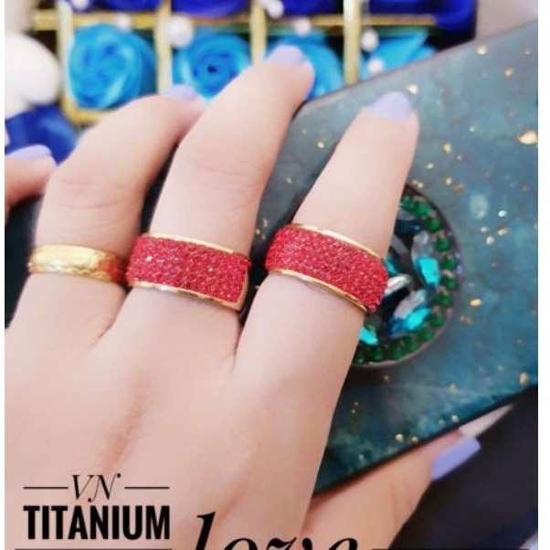 Titanium cincin wanita 2359