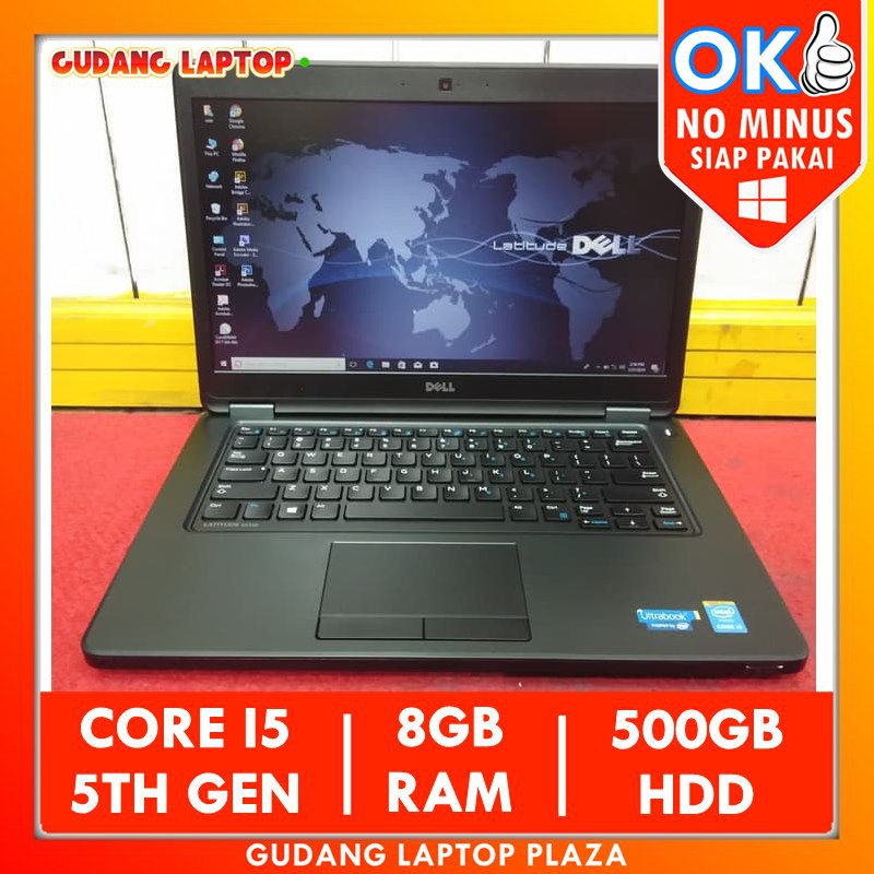 Dell Latitude E5450 Core I5 5th Gen 8gb 500gb Laptop Bekas Murah Laptop Notebook Second Siap Pakai Shopee Indonesia