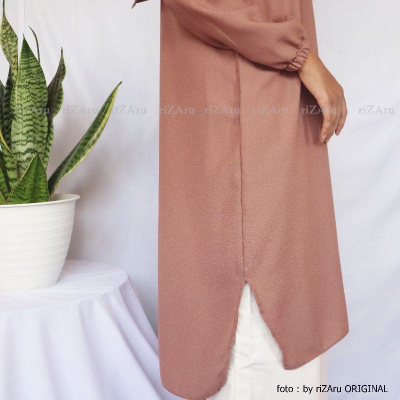 Tunik Belah Pinggir | Atasan Gamis by riZAru