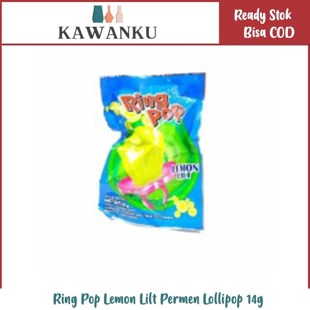 

Ring Pop Lemon Lilt Permen Lollipop 14g