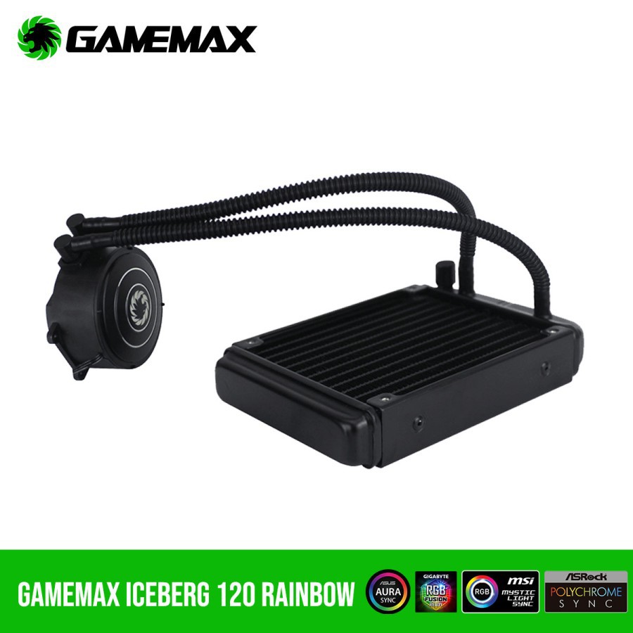 Gamemax Iceberg 120 Rainbow AIO Liquid Cooler Fan