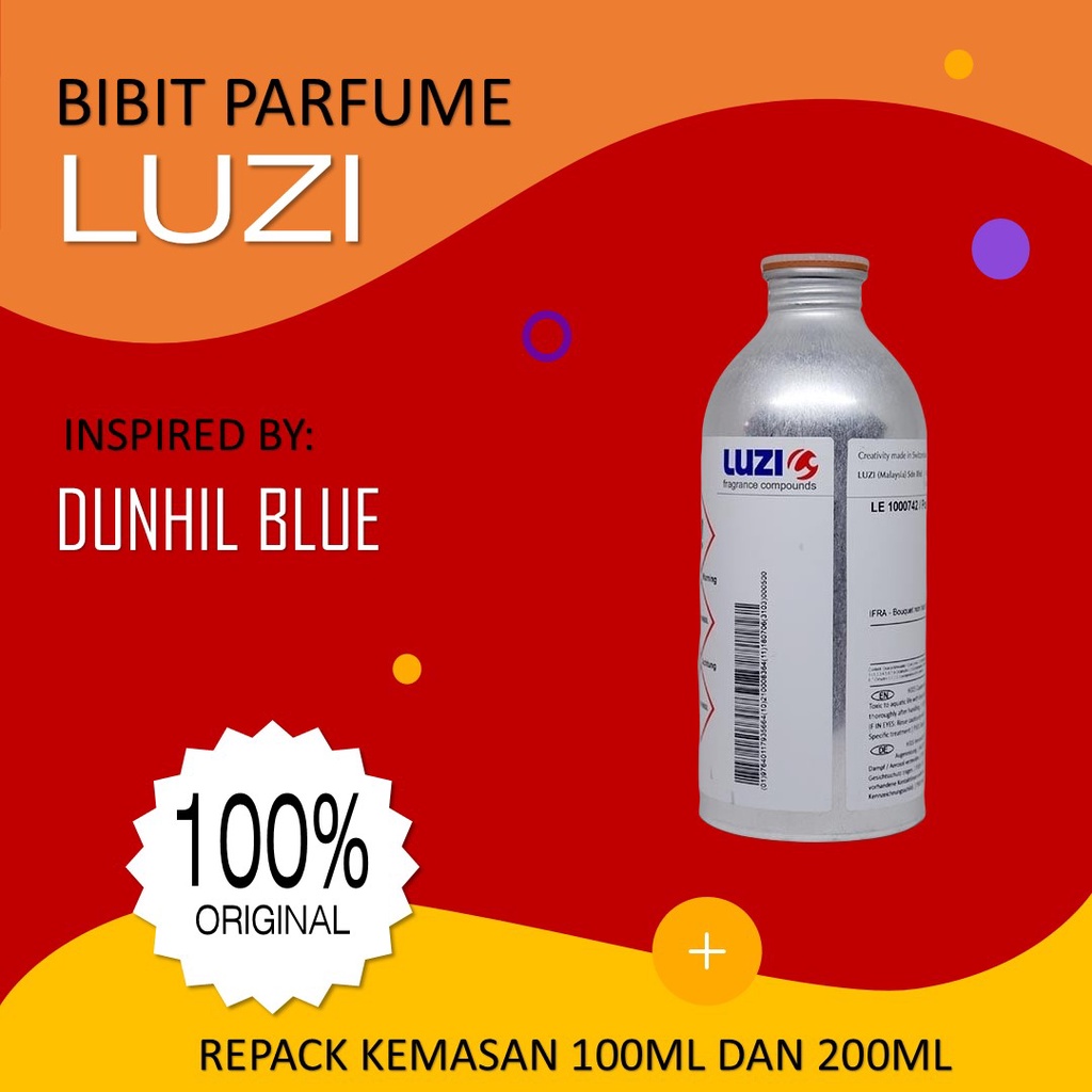 Bibit Parfum Luzi BLUE DESIRO searah dengan Dunhil Blue