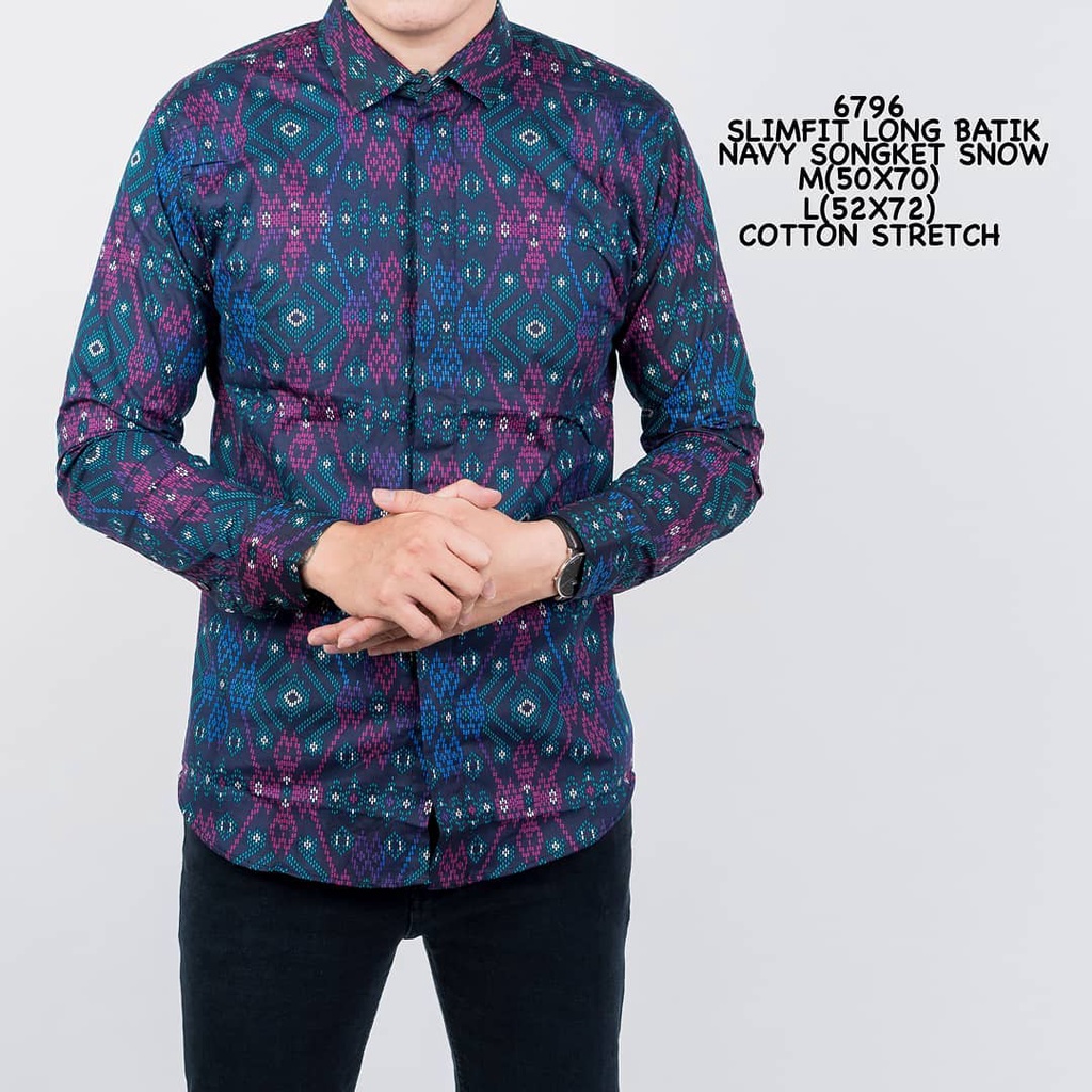 NEW ARRIVAL DISTRO BATIK PRIA BORDIR SOGAN HRB026 BATIKAF NOTOARTO BATIK IPNU-IPNU HEM PRIA bel-Navy 6796