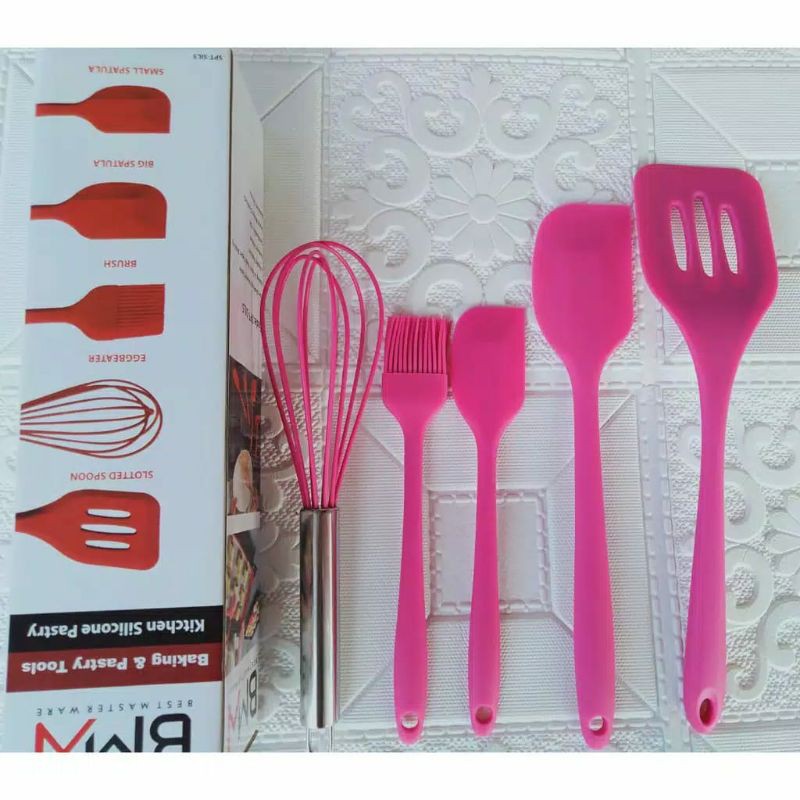 SPATULA SILICON unik/ beli spatula set gratis masker / SPATULA SILICON