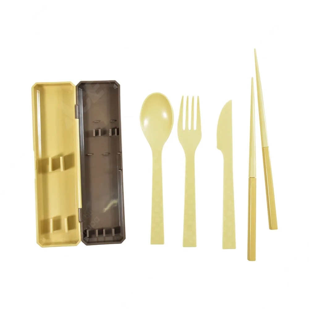 ACE Kokubo Set Alat Makan Brown Olive