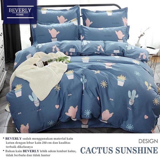 Sprei Beverly Home Motif Cactus Sunshine