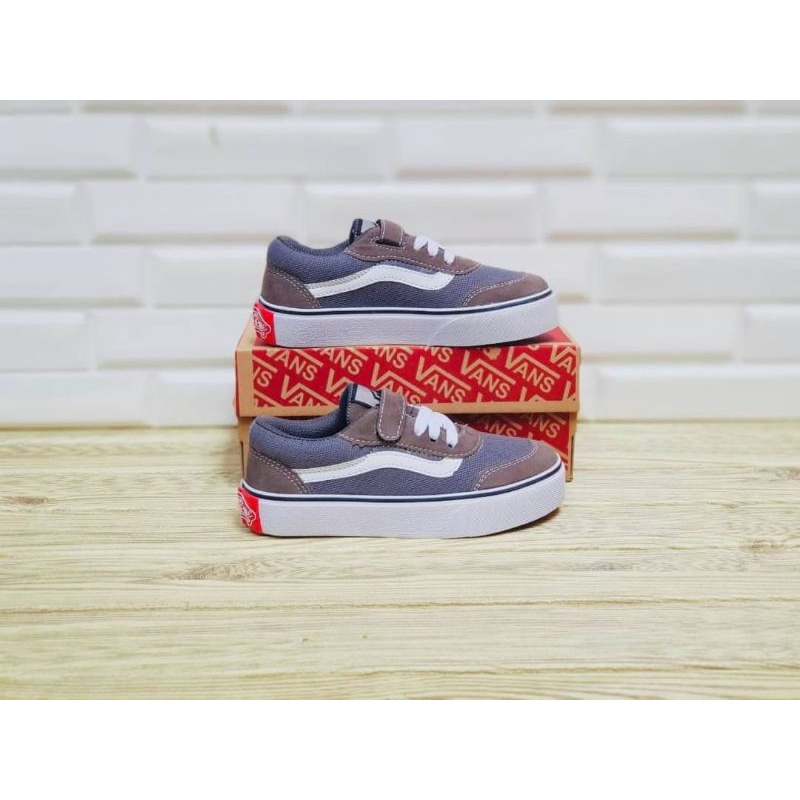 Sepatu Anak Vans Slip On Brown Size 25 - 35 Premium Quality