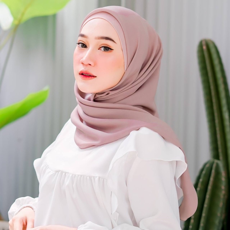 HIJAB BELLA SQUARE / HIJAB POLYCATTON-Sweetpea