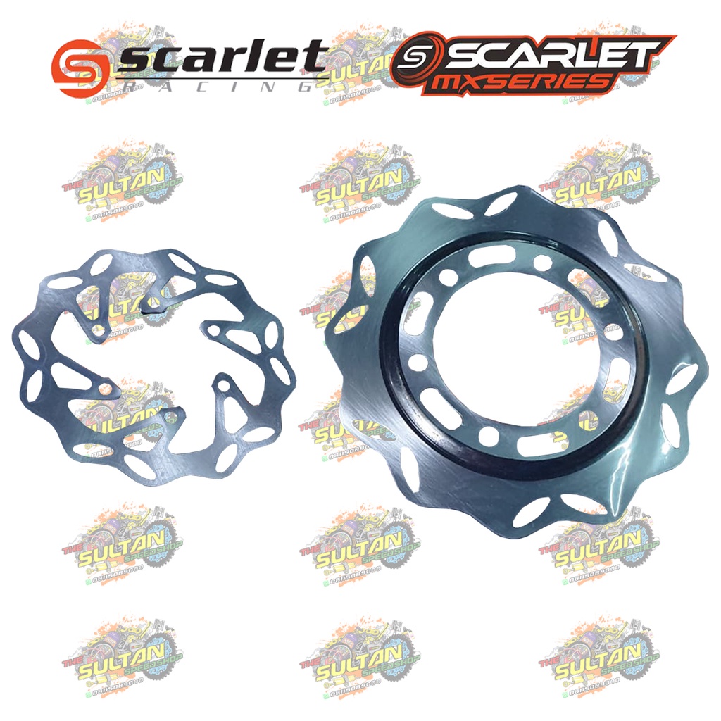 PIRINGAN CAKRAM DISC BRAKE SET DEPAN BELAKANG KLX 230 R SCARLET RACING