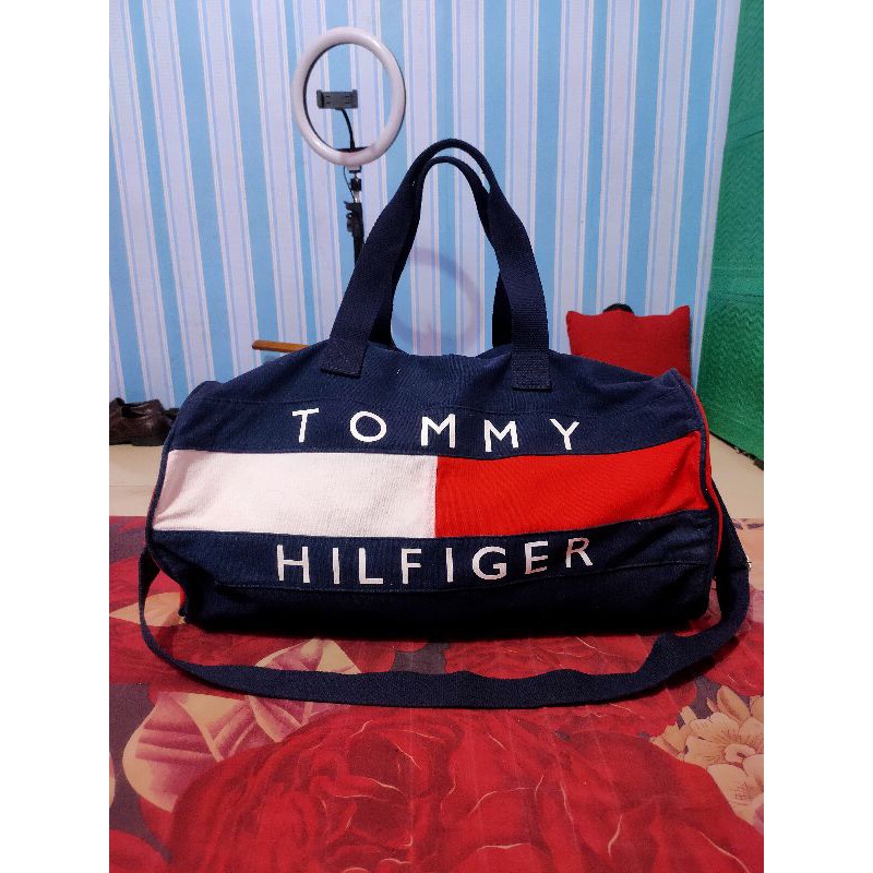 tas tommy hilfiger duffle bag travelling second original