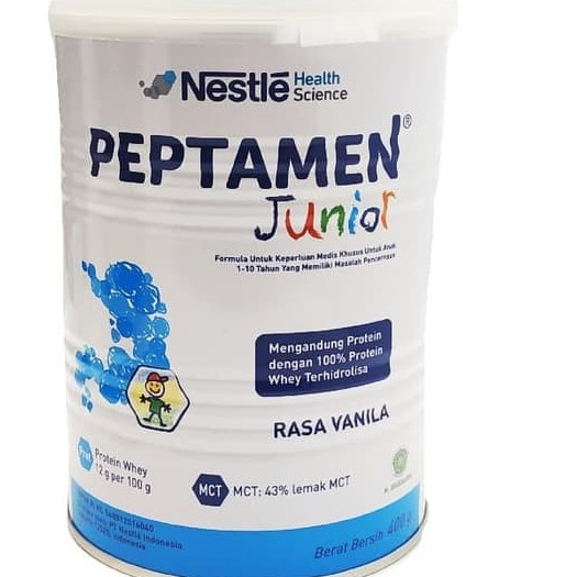 

PEPTAMEN JUNIOR 1-10 TAHUN VANILA 400G 400 G