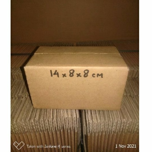 

Kardus 14x8x8 cm Baru Tebal polos luar dalam
