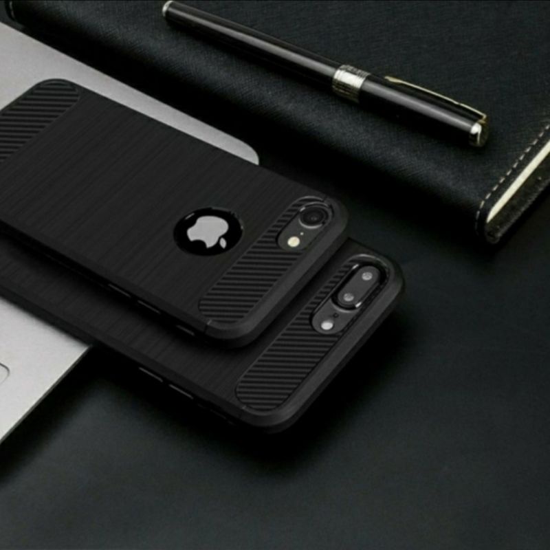 IP 7 plus 8 plus soft case silikon carbon