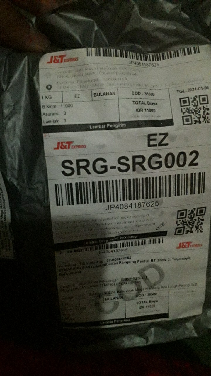 Ruzza Batik Anak Mega Mendung Biru Langit Pelangi Soft Hijau Merah Seragam Laki Laki