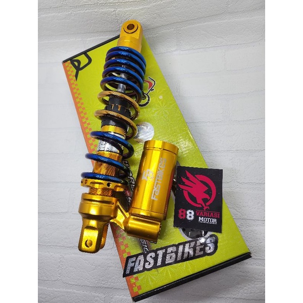 Shockbreaker Matic 310MM Fastbikes Tabung Bawah Twotone  - Shock Tabung Variasi Twotone 310MM Universal