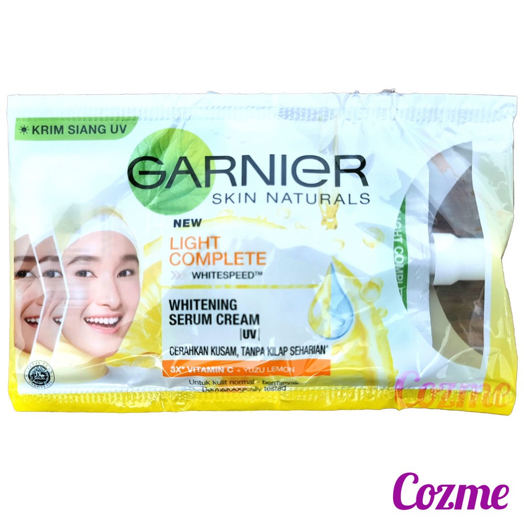 GARNIER Light Complete Whitening Serum Cream UV Sachet 7mL