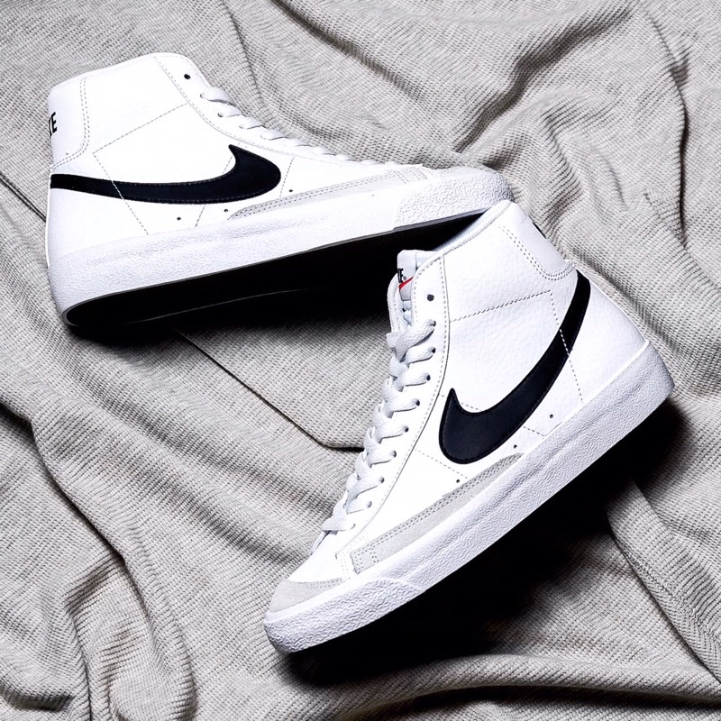 nike white black blazer