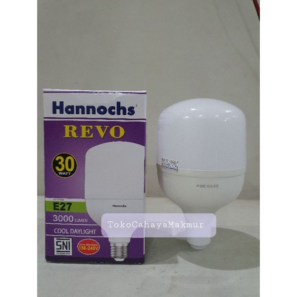 Lampu LED Bohlam Revo 30w 30watt Hannochs CoolDayLight