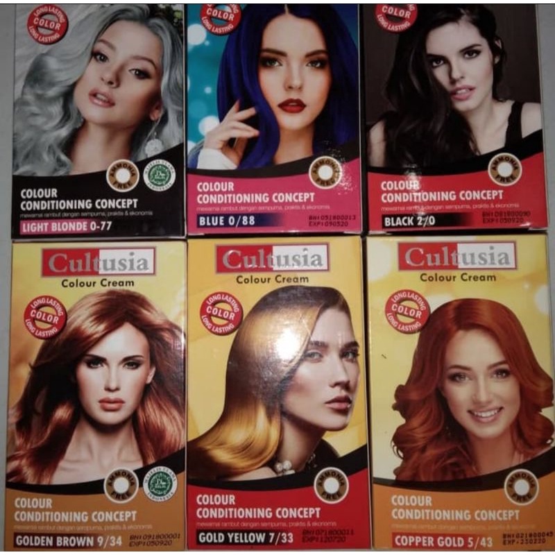 Cultusia Hair Color/ Cultusia Pewarna Rambut
