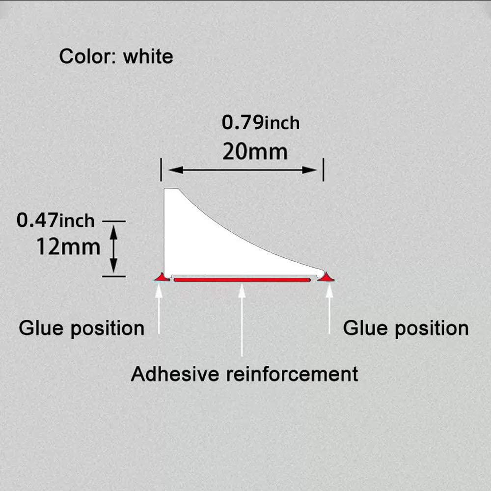 Populer Air Bendungan Dapur Dan Kamar Mandi Shower Threshold Splash Guard Seal Strip