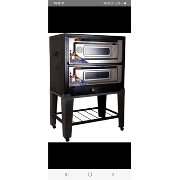 Oven Gas Restoran Black Oven Zeppelin 2 Deck 90 cm 90cm Original