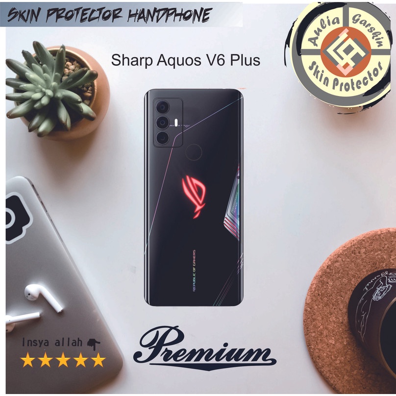 Dapat 2pcs Garskin HP Sharp Aquos V6 plus Motif pef - Free Custom Motif Via Chat
