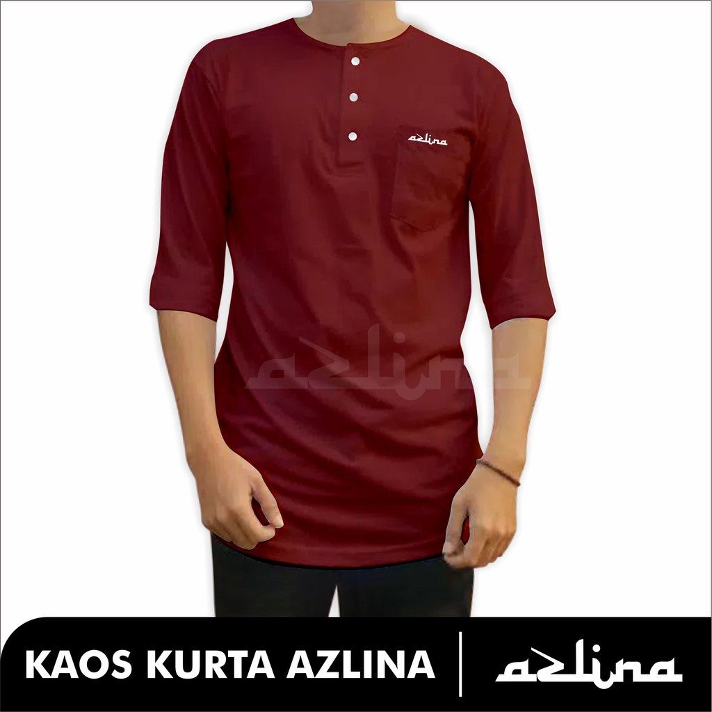 (COD) Baju Koko Kaos Kurta Pria Muslim Kekinian