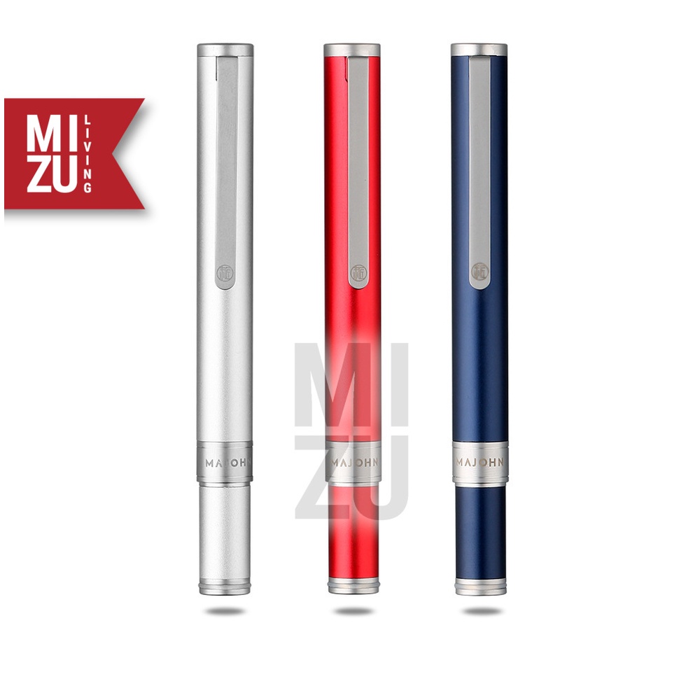 MOONMAN N1 MAJOHN Brushed Aluminium Matte Doff Compact Fountain Pen