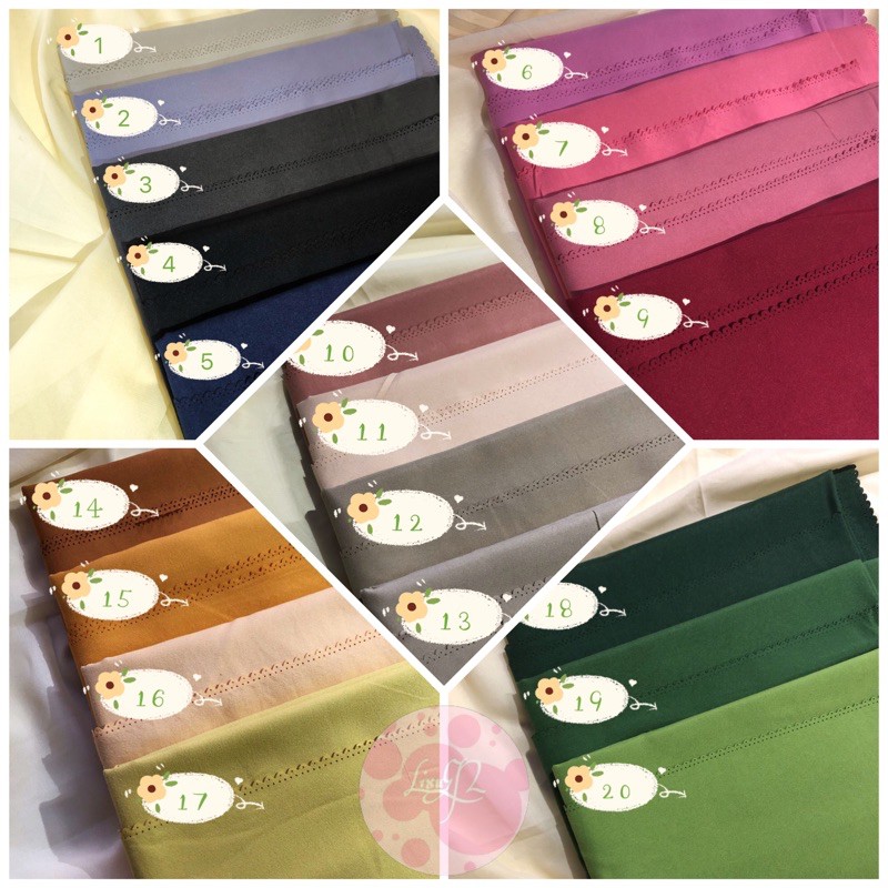 Voal Miracle Premium import Segiempat Voal Bahan Voal