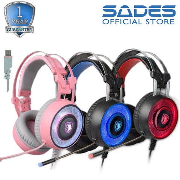 Sades G60 7.1 Virtual Surround Gaming Headset