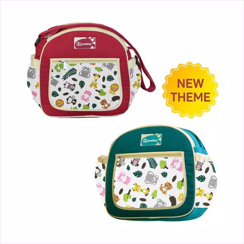 Tas Bayi Kecil Snobby Zoo Series TPT 3071-3071/TAS BAYI MULTIFUNGSI RINGAN&amp;PRAKTIS BANYAK SAKU