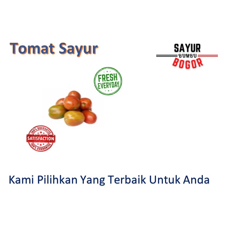 

Tomat Sayur / Sayuran Segar / Sayur Bumbu / Sayur Bumbu Bogor