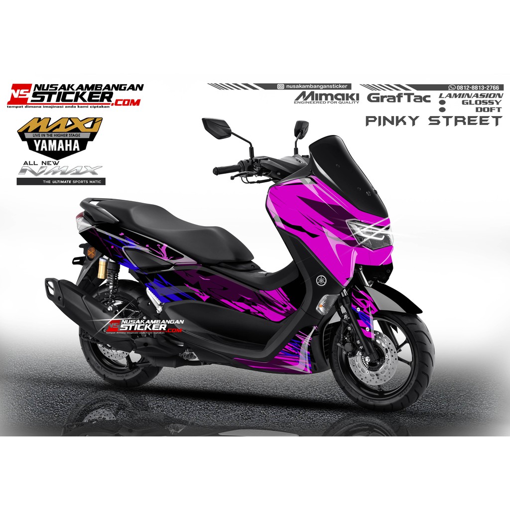 Decal Sticker Yamaha Nmax 155 New 2020 Pinkstreet Shopee Indonesia