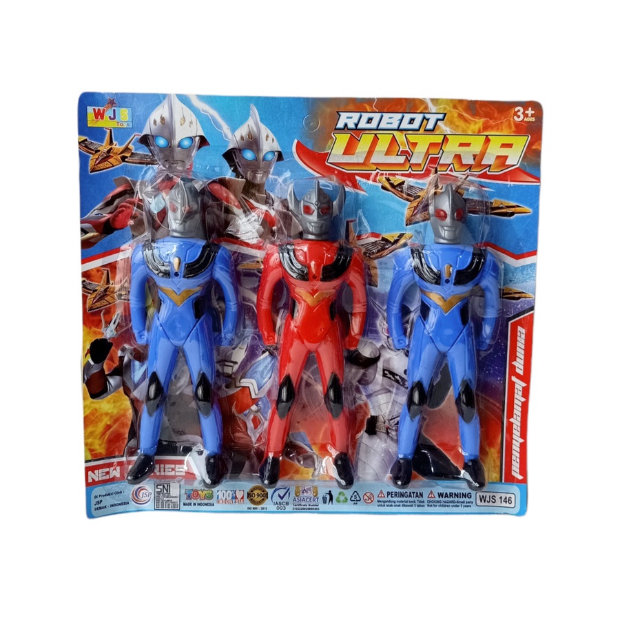 Kado Anak Cowok Laki Laki Robot Robotan Ultraman WJS146 - Mainan Anak Robot Karakter Murah Ultraman ST