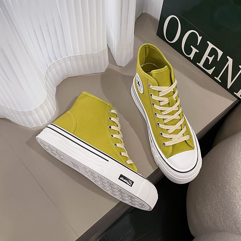 SN2223 - Sepatu Sneaker High Waist Fashion Wanita