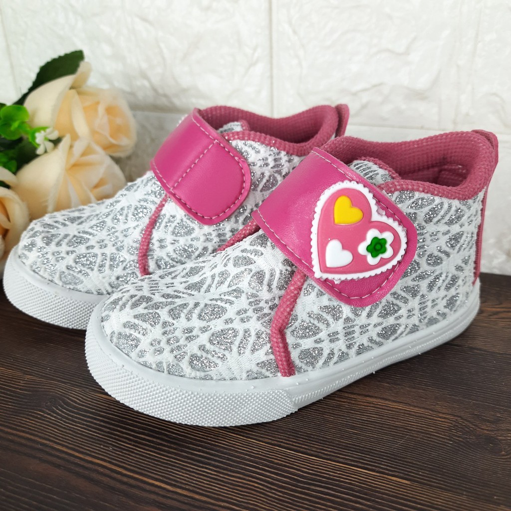 [TAMAN SEPATUKU] SEPATU TRENDY MURAH BRUKAT FULL LUCU ANAK PEREMPUAN 1-6 TAHUN CAX12