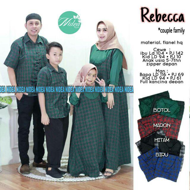 Wou Batik Belvania Family Batik Couple Maura Couple - Sania Ruffle Batik Couple Ori Ndoro - Kg029